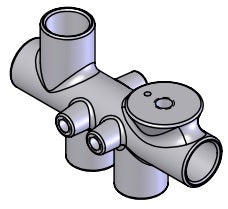 Cast Aluminum Manifold Body