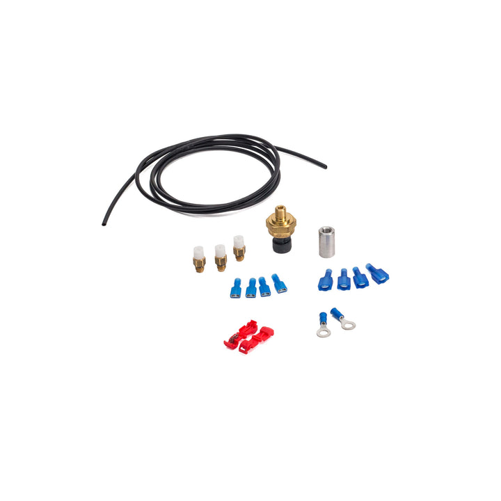 Handlebar-Mounted Push Button Controller w/LED Pressure Gauge (Chrome) - Arnott® Motorcycle Air Suspension