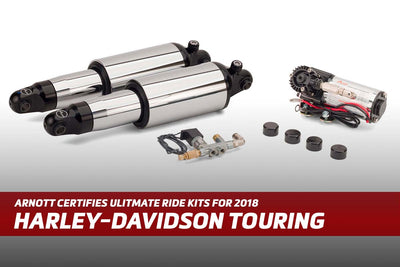 Arnott Certifies Ultimate Ride Kits for the 2018 Harley-Davidson Touring Series