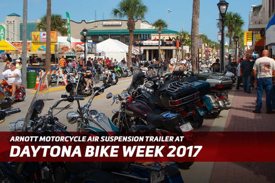 See Arnott® Motorcycle Air Suspension In Daytona Bike Week Action!