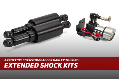 Arnott® Releases Extended Shock Kit for '09-'18 Custom Bagger H-D® Touring Models