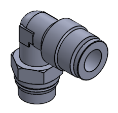 PTC to NPT 1/8" Elbow Fitting