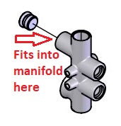 Sealed 1/8" NPT Plug
