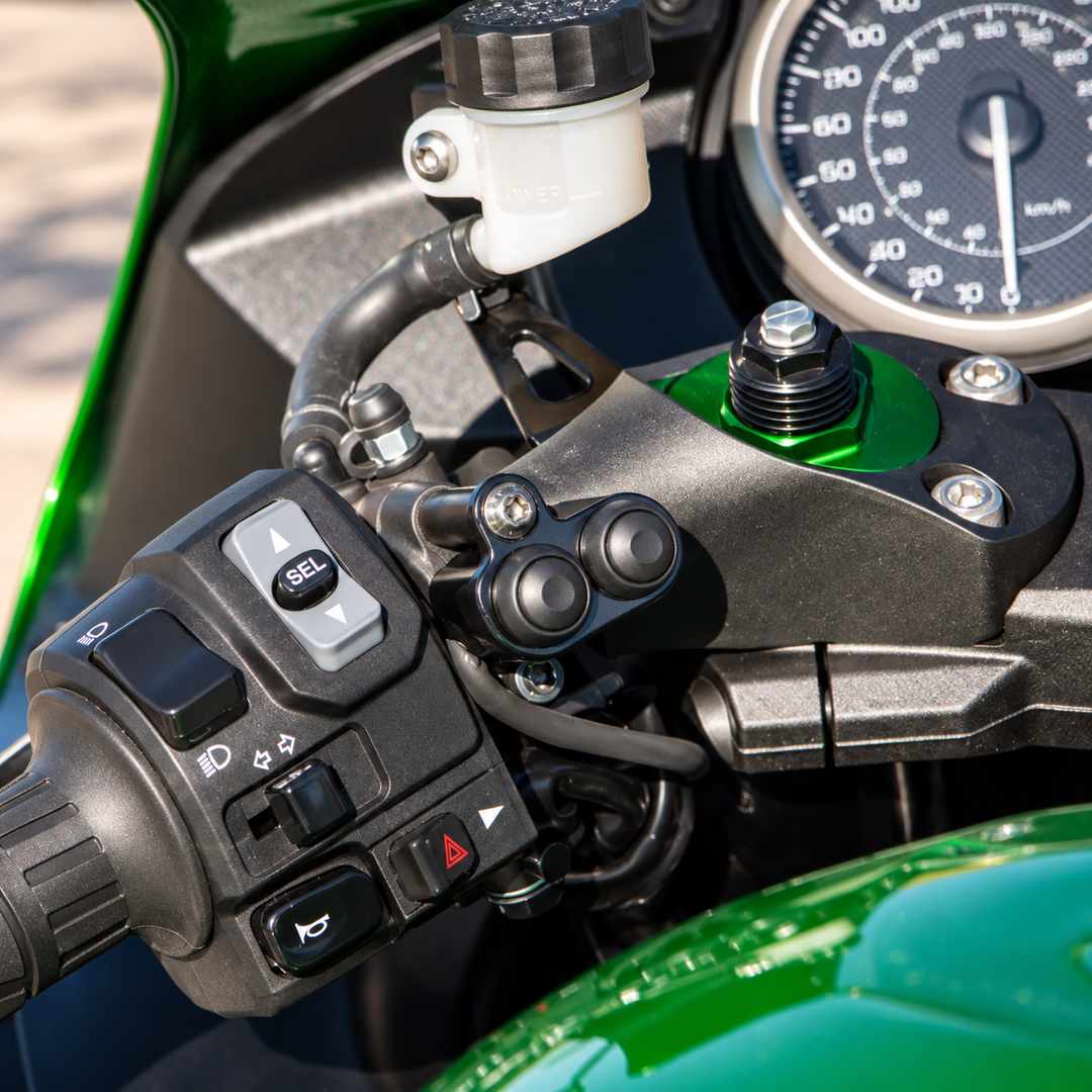 2006-2021 Kawasaki Ninja ZX-14 Ultimate Kit (Black Handlebar Inflation Switch)