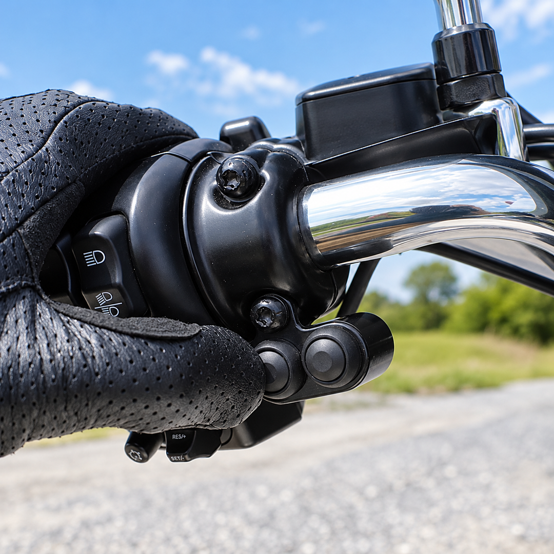 Handlebar-Mounted Pushbutton Controller (Black)