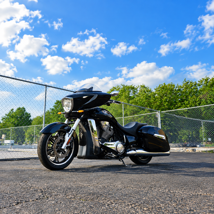 2010-2017 Victory Baggers & Touring Ultimate Ride Kit (Chrome Handlebar Inflation Switch)