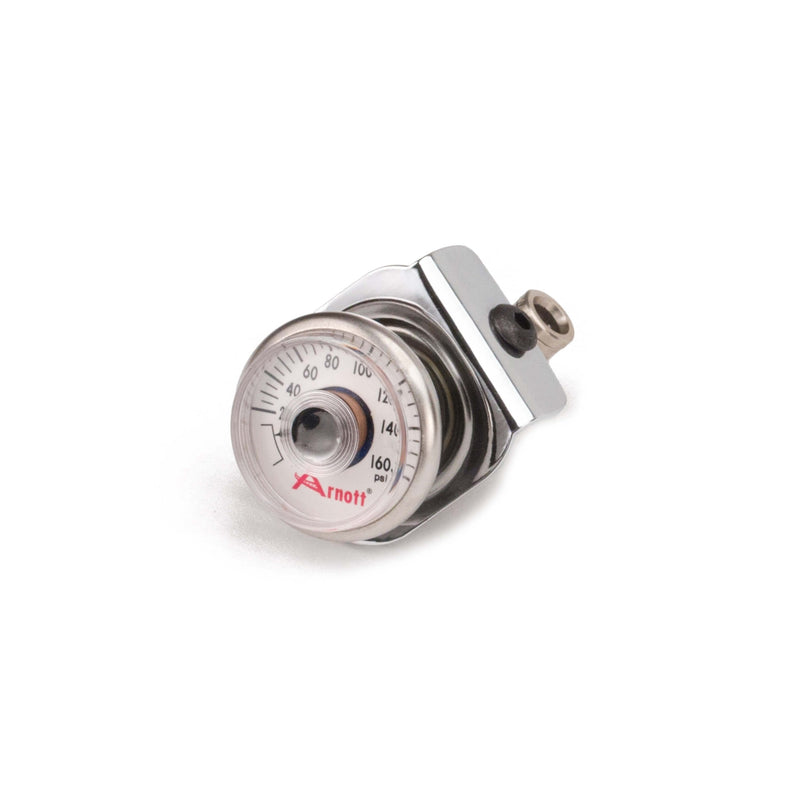 Pressure Gauge (Chrome Bracket) - Arnott® Motorcycle Air Suspension