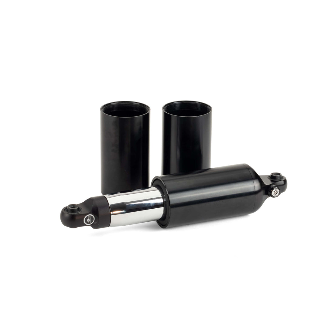 Ultimate & Smooth Ride Shock Can Kit, Black - Arnott® Motorcycle Air Suspension