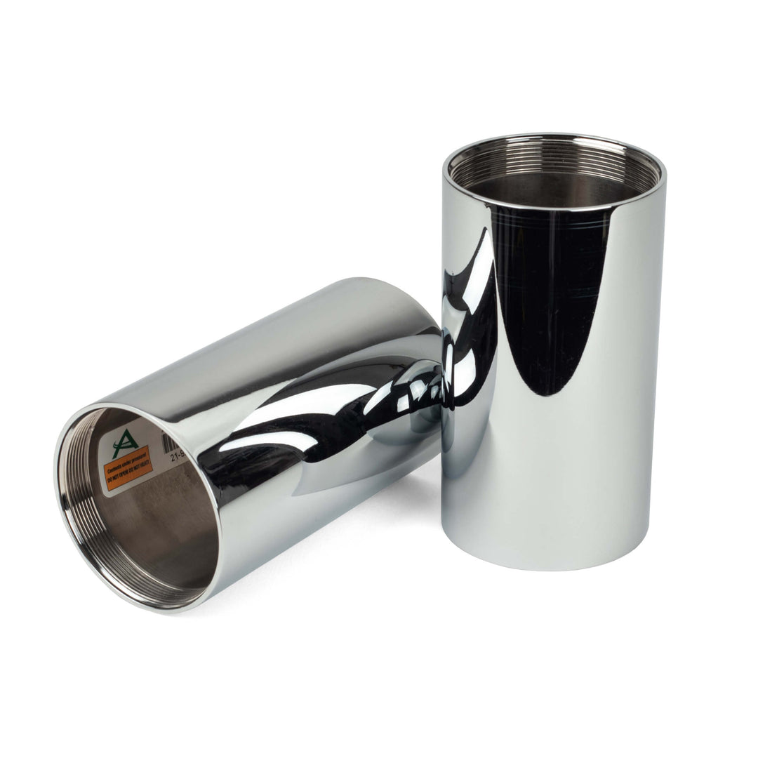 Ultimate & Smooth Ride Shock Can Kit, Chrome - Arnott® Motorcycle Air Suspension