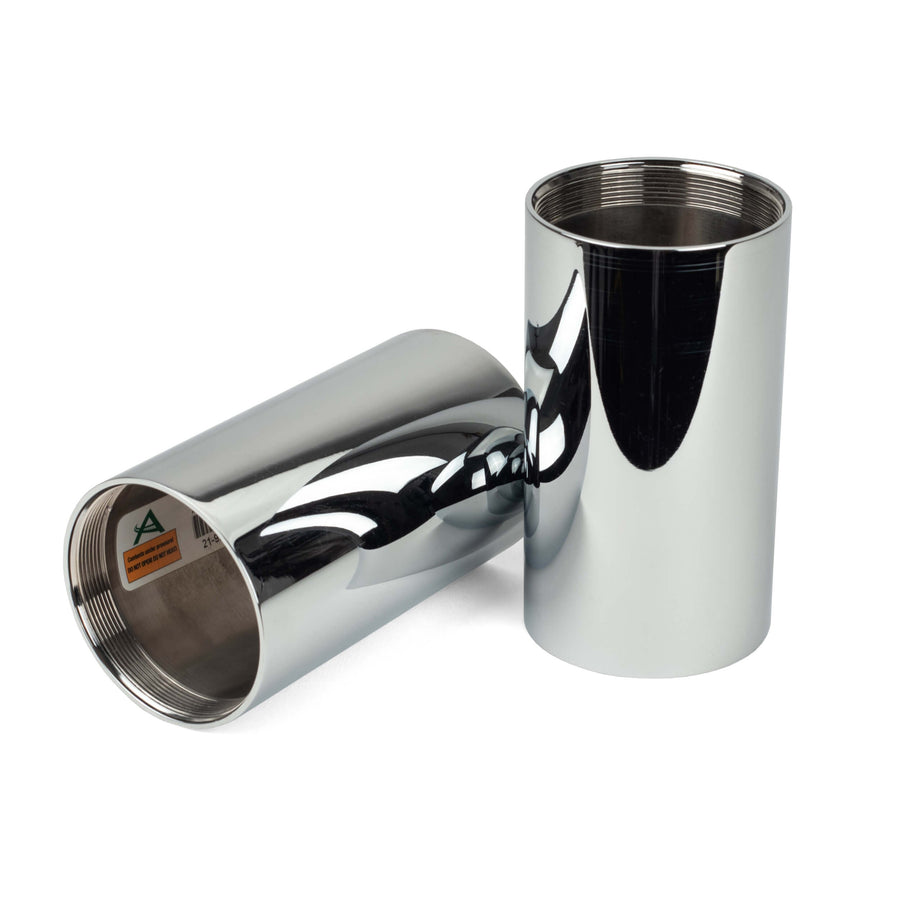 Ultimate & Smooth Ride Shock Can Kit, Chrome - Arnott® Motorcycle Air Suspension