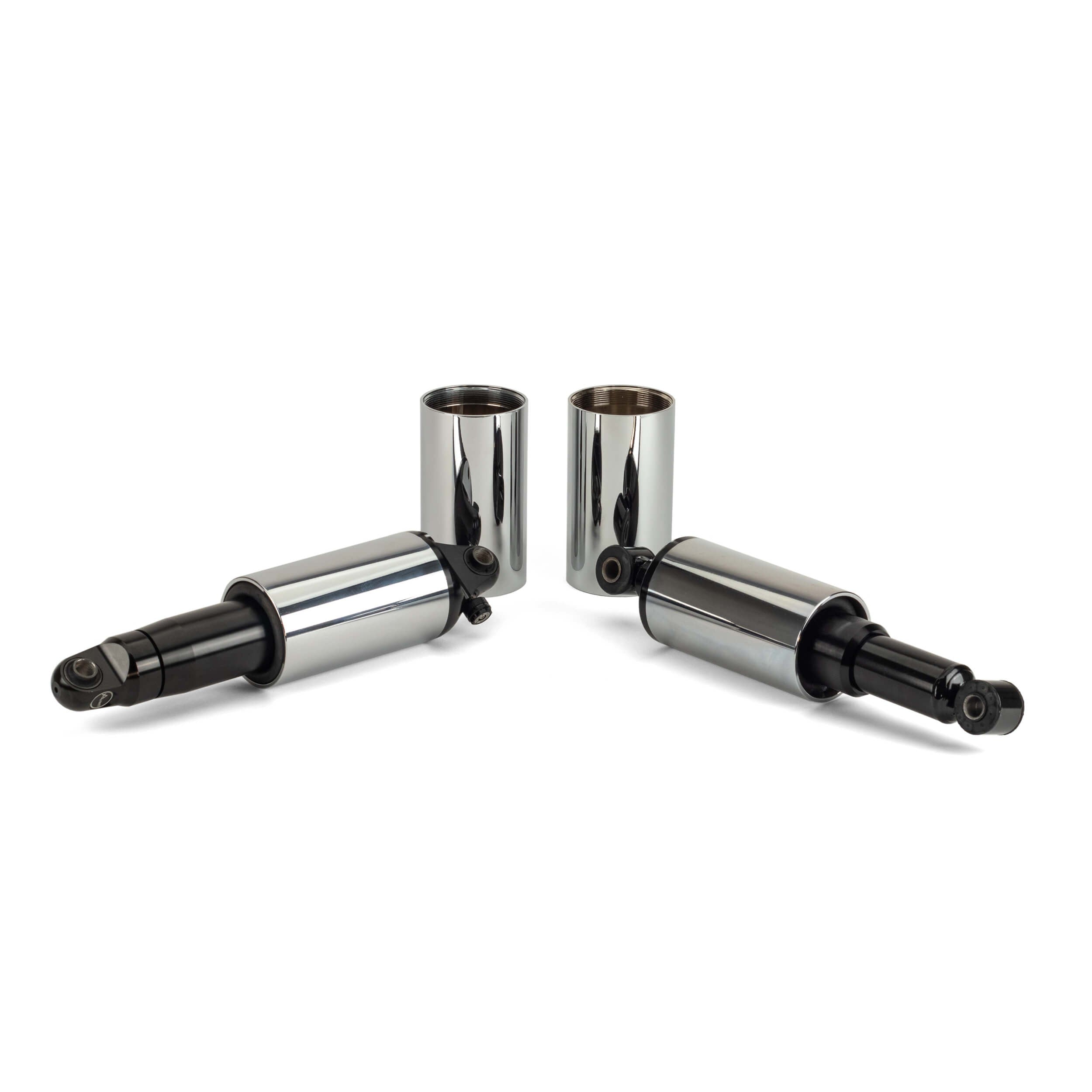 Ultimate & Smooth Ride Shock Can Kit, Chrome | Arnott Motorcycle