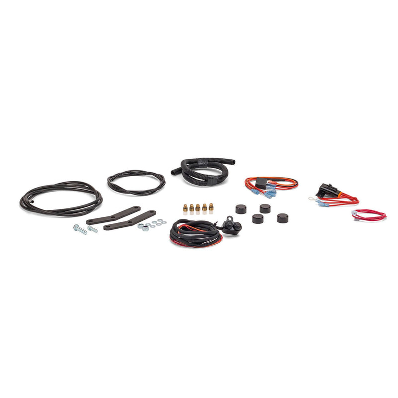 2006-2015 Yamaha FZ1 Ultimate Ride Kit (Black Handlebar Inflation Switch) - Arnott® Motorcycle Air Suspension