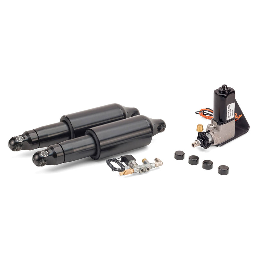 2008-2017 Harley-Davidson Dyna Ultimate Ride Kit (Black) - Arnott® Motorcycle Air Suspension
